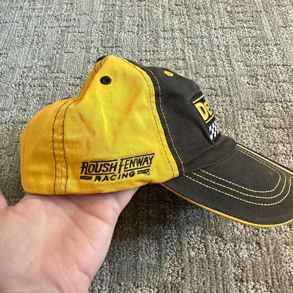 Matt Kenseth #17 NASCAR Checkered Flag Roush Fenway Racing‎ Black Adjustable Hat - Picture 8 of 8